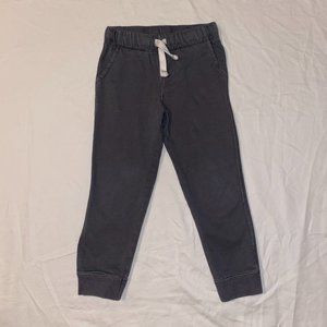 Toddler Boy Grey Sweatpants with Functional Drawstring - 4T